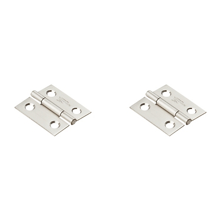 National Hardware Non-Removable Pin Hinge - Stainless Steel, N348-979