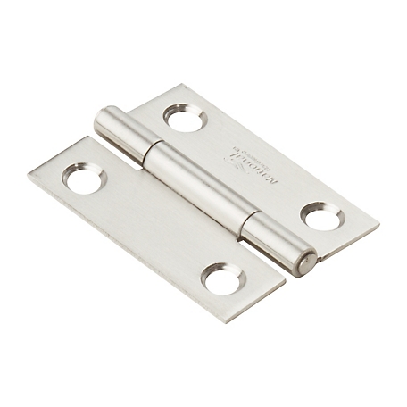 National Hardware Non-Removable Pin Hinge - Stainless Steel, N348-987