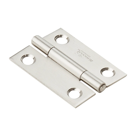 National Hardware Non-Removable Pin Hinge - Stainless Steel, N348-987