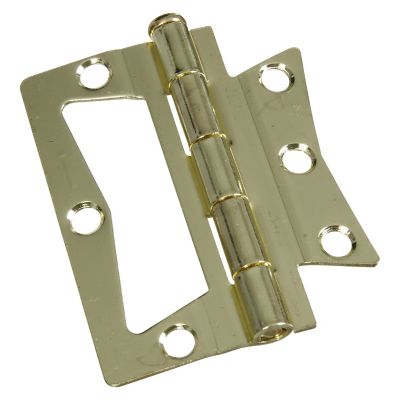 National Hardware 3 in. Surface-Mounted Door Hinge, Brass