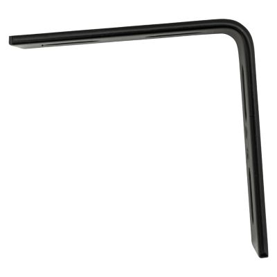 National Hardware Multi-Purpose Corner Brace, Black, 3-1/8 in. x 1/8 in.