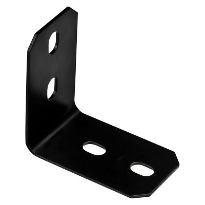 National Hardware 4-9/10 in. Multi-Purpose Corner Brace, Black
