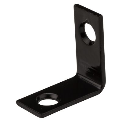 National Hardware 1 in. x 1/2 in. Multi-Purpose Corner Brace, Black