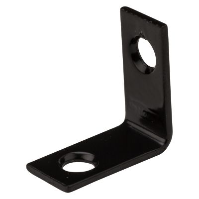 National Hardware Multi-Purpose Corner Brace, Black, 1 in. x 1/2 in.