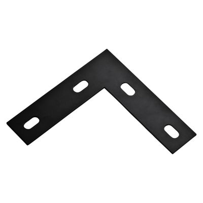 National Hardware 6-1/2 in. Multi-Purpose Corner Bracket, Black
