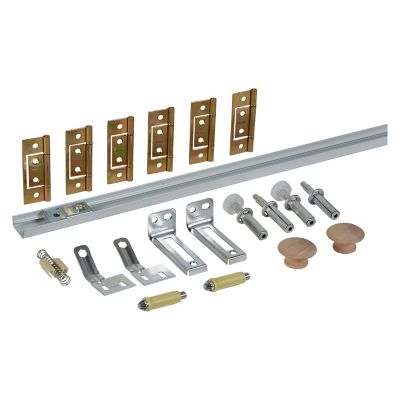 National Hardware 48 in. Folding Door Hardware Set