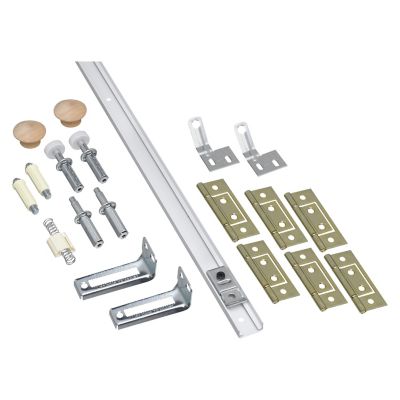 National Hardware 72 in. Folding Door Hardware Set