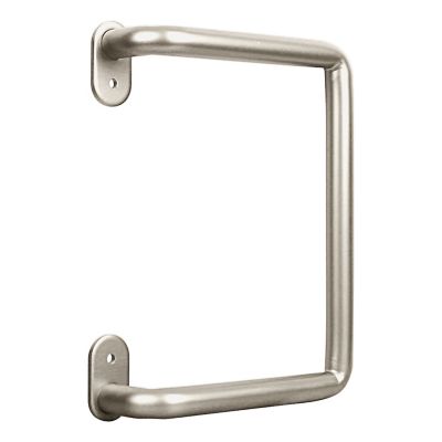 National Hardware Satin Nickel Troy Pull This is built very sturdy and looks and works great on my bedroom barn door