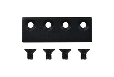 National Hardware Barn Door Hardware Connecting Adaptor, Matte Black