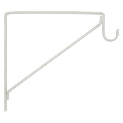 National Hardware Heavy-Duty Shelf/Rod Brackets, White