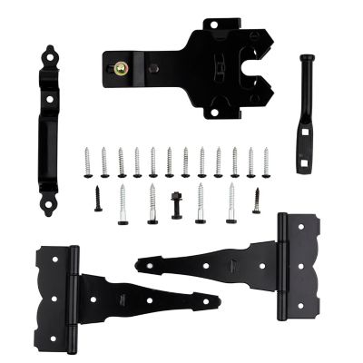 National Hardware Deluxe Latch Decorative T-Hinge Gate Kit