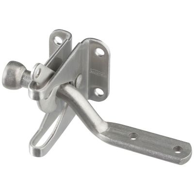 National Hardware Automatic Gate Latch, Stainless Steel, N342-600 Pre-drilled the holes and fit the screws