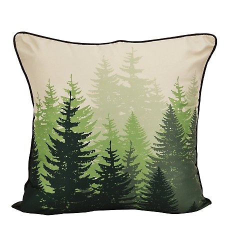 Donna Sharp Green Forest Tree Decorative Pillow