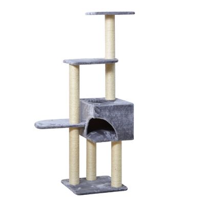 Image showing  54.3 in. Spruce Cat Scratching Tree