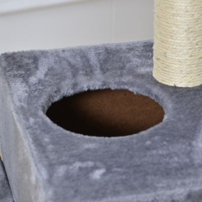 Image showing  54.3 in. Spruce Cat Scratching Tree