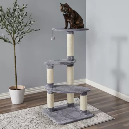 Two by Two 41.7" Cypress Cat Tree Cat Trees & Condos