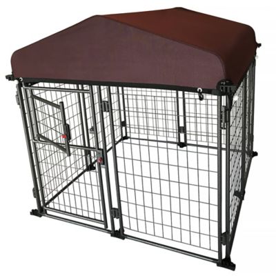 Two by Two Haven Expandable Steel Dog Kennel, 4 ft. x 4 ft. x 4.5 ft.