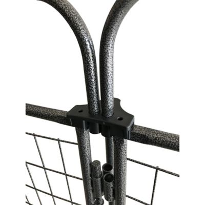 Image showing 8 th Two by Two 2.5 in. x 2.5 in. x 3 in. Welded Wire Hangout Expandable Dog Kennel