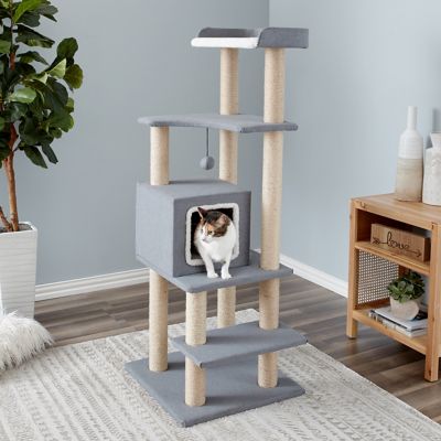 Two by Two 51.2 in. Sequoia Cat Scratching Tree