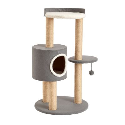 Image showing  39.4 in. Oak Cat Scratching Tree