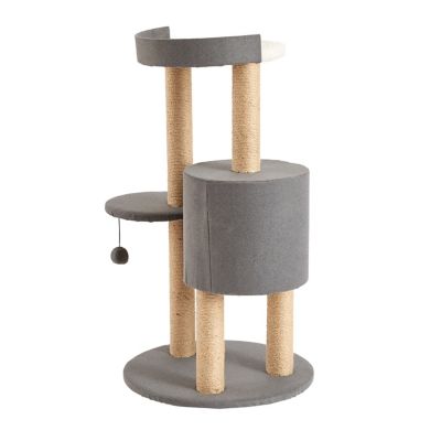 Image showing  39.4 in. Oak Cat Scratching Tree