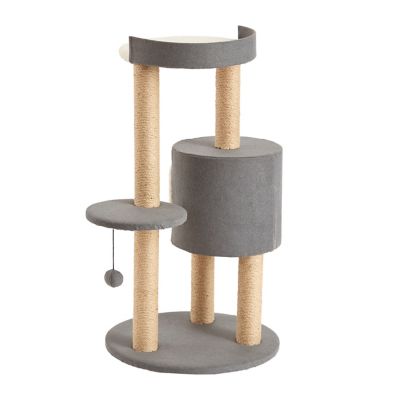 Image showing  39.4 in. Oak Cat Scratching Tree