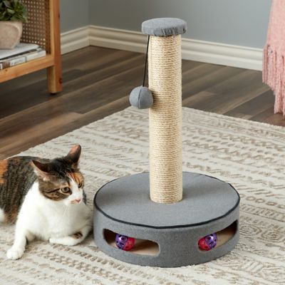 Two by Two 19.7 in. Elm Cat Scratching Tree