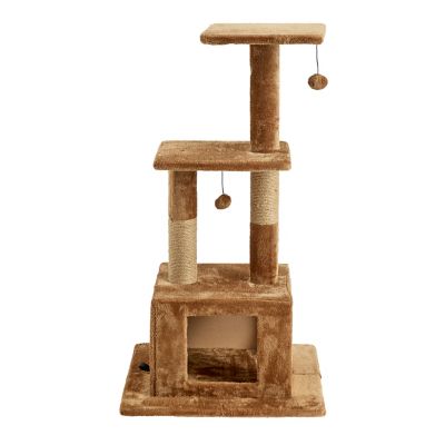 Image showing  43.7 in. Willow Cat Scratching Tree