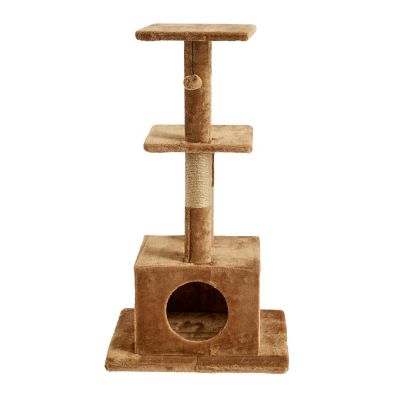 Image showing 7 th Two by Two 43.7 in. Willow Cat Scratching Tree
