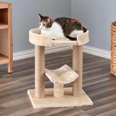 Image showing 7 th Two by Two 21.1 in. Laurel Cat Scratching Tree