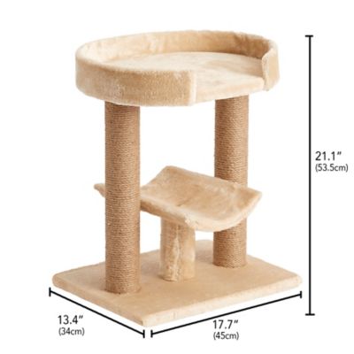Image showing 9 th Two by Two 21.1 in. Laurel Cat Scratching Tree