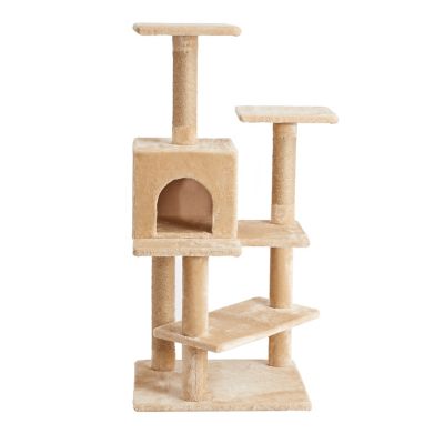 Image showing  50.8 in. Evergreen Cat Scratching Tree