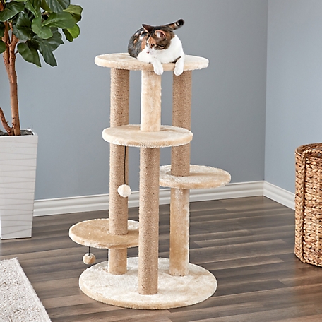 Two by Two 36.2 in. Fir Cat Scratching Tree
