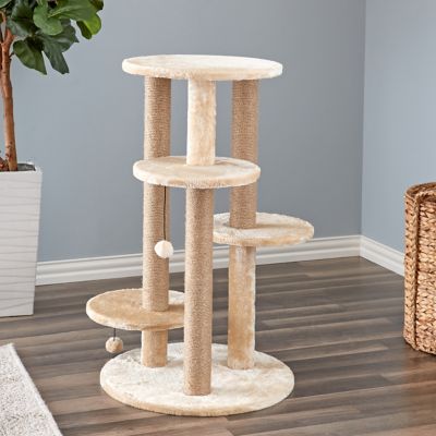 Image showing  36.2 in. Fir Cat Scratching Tree