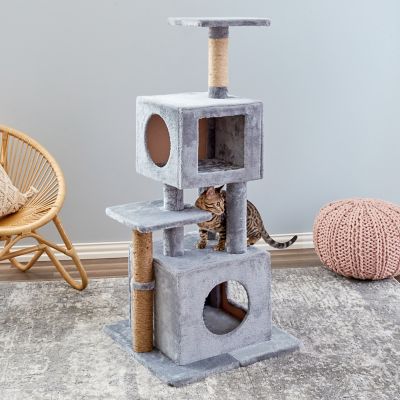 Two by Two 50.5 in. Empire Cat Scratching Tree