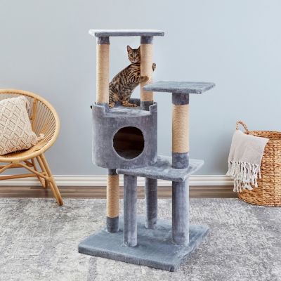Two by Two 50.5 in. Braeburn Cat Scratching Tree