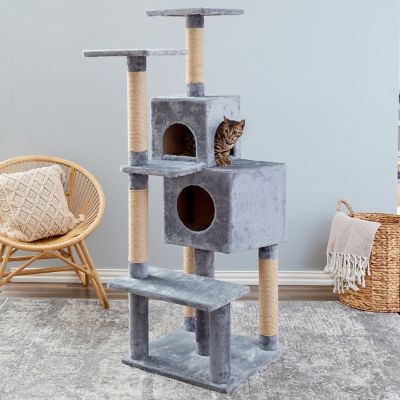 Two by Two 63 in. Ambrosia Cat Scratching Tree