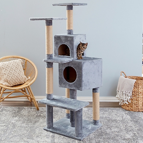 Two by Two 63 in. Ambrosia Cat Scratching Tree