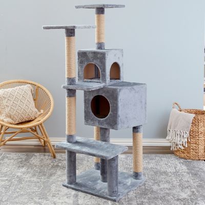 Image showing  63 in. Ambrosia Cat Scratching Tree