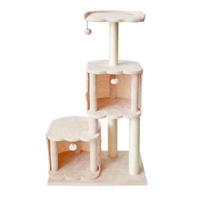 Image showing  50.6 in. Ash Cat Scratching Tree