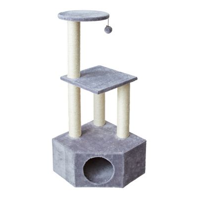 Image showing  42.9 in. Wisteria Cat Scratching Tree