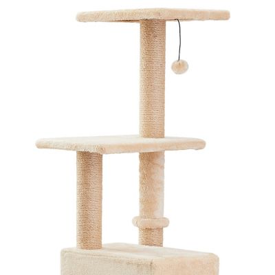 Image showing  72 in. 6-Tier Ponderosa Cat Scratching Tree, Beige