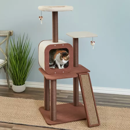 Two by Two 53.4" Redwood Cat Tree Cat Trees & Condos