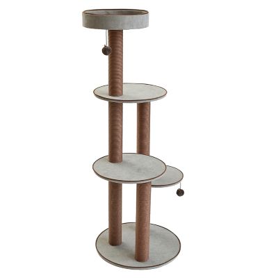 Image showing  59.3 in. Pine Cat Scratching Tree