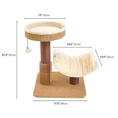 Image showing  21.9 in. Yaupon Cat Scratching Tree