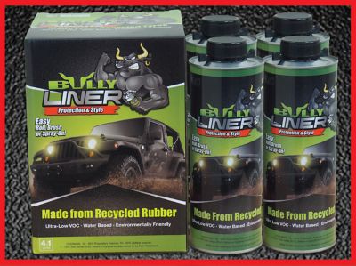 Bullyliner Spray-On Bed Liner, Camo Green, 1L, 4-Pack