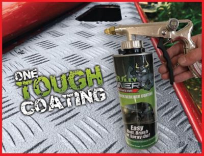 Image showing 6 th Bullyliner Spray-On Bed Liner, Camo Green, 1L, 4-Pack
