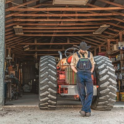 Image showing 4 th Liberty Men's Rigid Denim Bib Overalls
