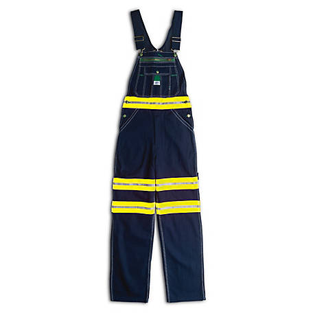 HI VIS VISIBILITY WATERPROOF BIB & BRACE DUNGAREE SAFETY FISHING COVERALL OVERAL 