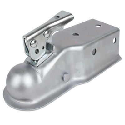 Image showing  2 in. Farm and Ranch Straight Coupler, 2 in. Ball, 3 in. Channel, 5,000 lb. Capacity